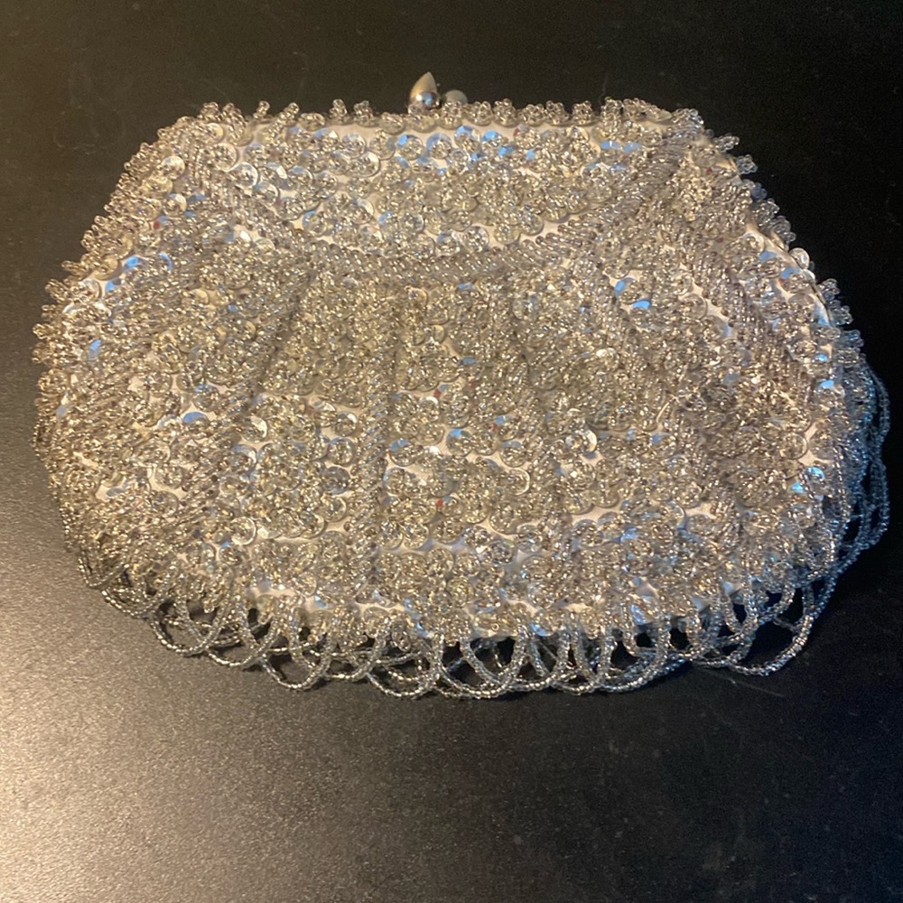 Silver small vintage purse